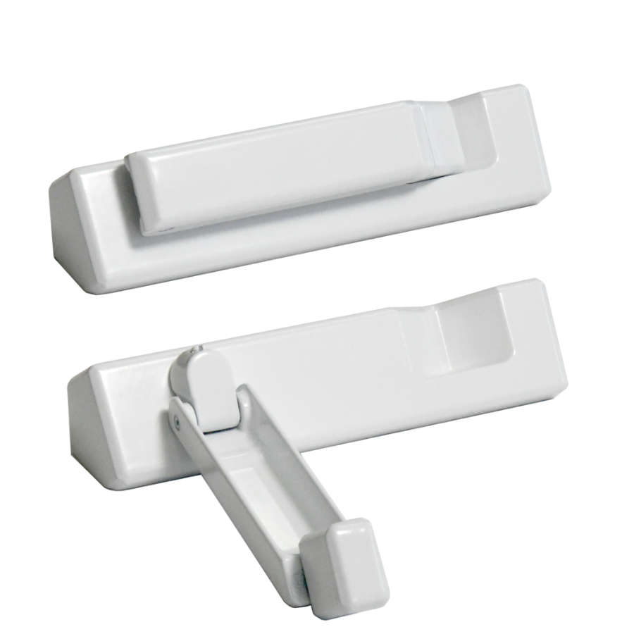 White Casement Contemporary Handle & Cover