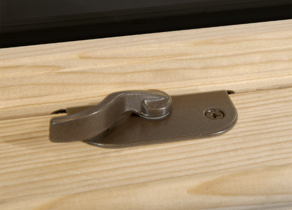 Brown Double Hung Lock