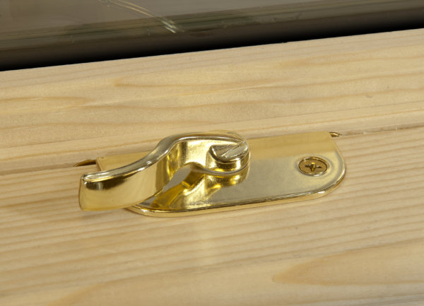 Polished Brass Double Hung Lock