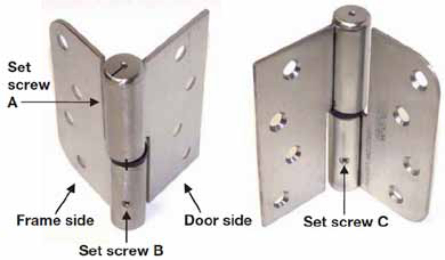 Door Hinge Adjustment Points