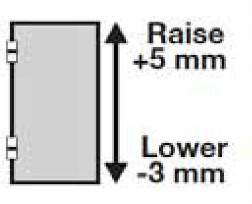 Vertical Adjustment - Range